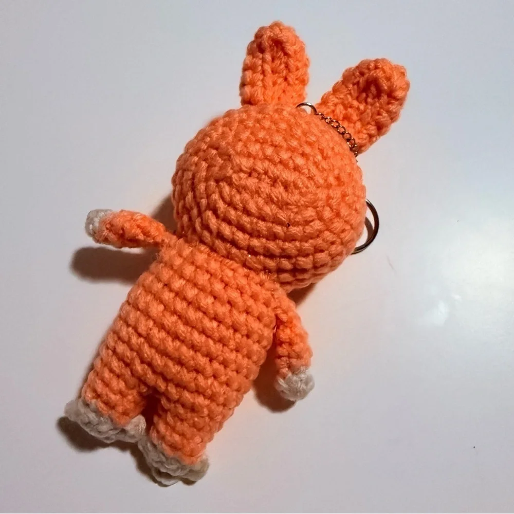 Handmade One of a kind Crochey Labubu Keychain